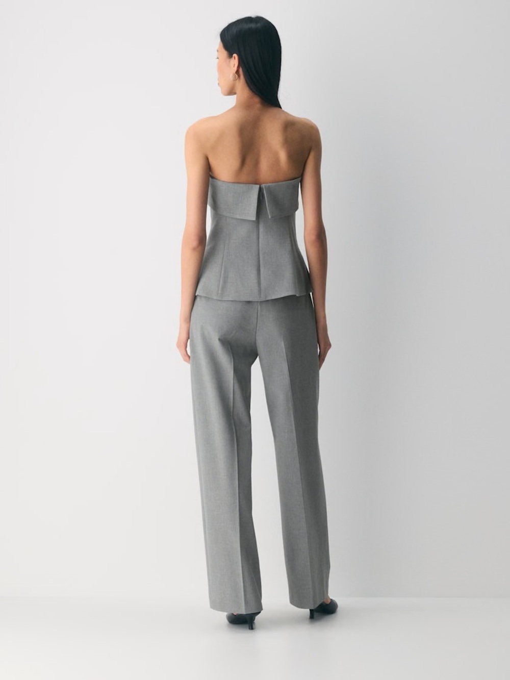 Aritzia Babaton Element Tube Top in Heather Grey - Picture 3 of 8